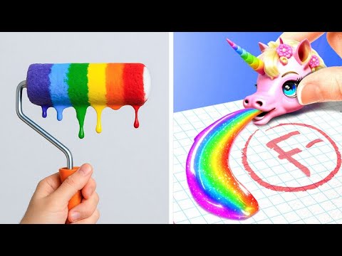 🌈 Rainbow Cardboard Crafts for Kids! ✨ DIYs You’ll Love!