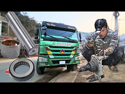 Repair the front axle of the truck, restore the brakes until the night