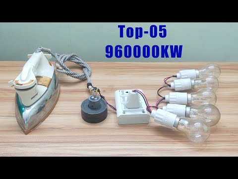 New...Free electricity 230v AC 960000KW energy generator top5 magnetic copper wire at home 2026