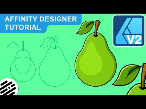 Affinity Designer Tutorial: How to Draw a Pear
