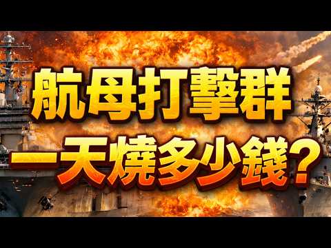 航母打擊群一天燒掉多少錢?一天花光小國家軍費!日耗百萬美元,彈藥放著都在「燒錢」,開戰一天直接燒掉一個億!#航母 #美國海軍 #美軍