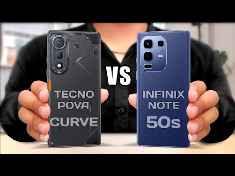 Tecno Pova Curve 5G Vs Infinix Note 50s 5G || Full Comparison ⚡