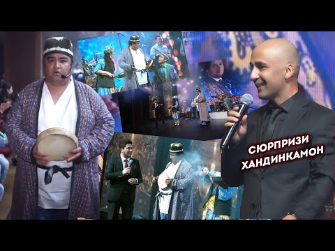 Хандинкамон Сюрприз кард дар консерти Ғолибҷон Юсупов