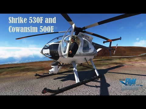 Microsoft Flight Simulator Shrike 530F And Cowansim 500E!