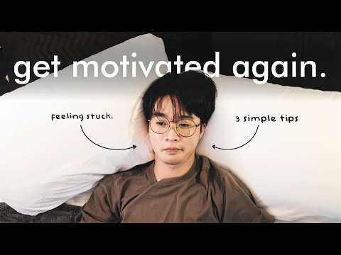 how to QUICKLY get out of a rut and back into your motivated self. (realistic advice)