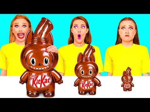 Big, Medium and Small Plate Challenge | Funny Food Recipes by Funny Funny