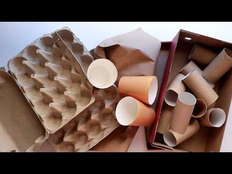 🌲НЕ ТРАТЬ ДЕНЬГИ! СТИЛЬНЫЙ ДЕШЁВЫЙ НОВОГОДНИЙ ДЕКОР ИЗ КАРТОНА И БУМАГИ🔥