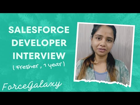 Salesforce Development Interview (Fresher ,1 yr) | #salesforce #forcegalaxy