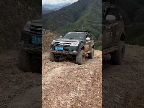 Do you see the GWM SUV driving on this road causing scary heart attacks?