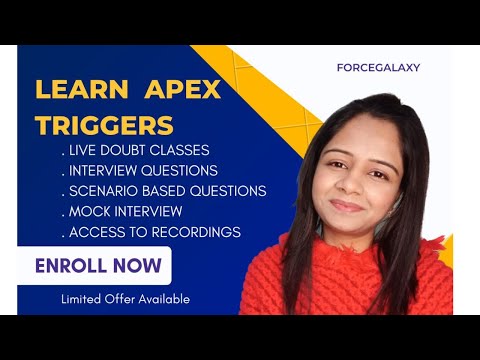 Salesforce Apex Trigger Course With Interview Preparation | ENROLL NOW !!!