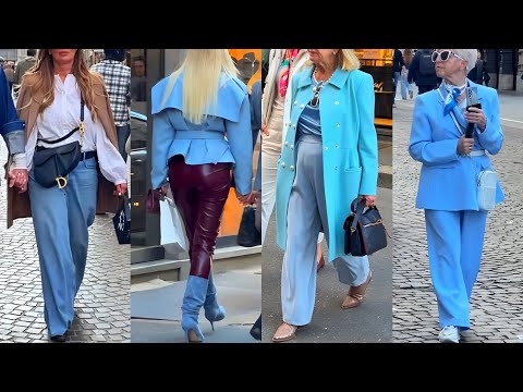 LATEST ITALIAN STYLE 🇮🇹 THE ELEGANCE OF MILAN STREET FASHION T 19°C ☀️ SPRING LUXURY SHOPPING WALK 🌸