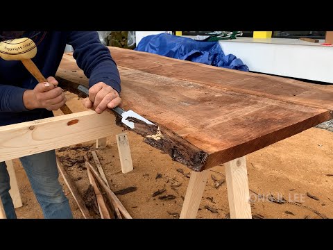 Walnut Computer Desk / How to Make Standing Desk / Woodworking Magic
