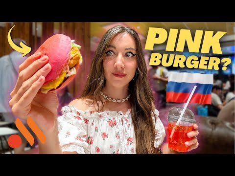 RUSSIAN McDonald’s New Menu! 🌸 Russia’s Cutest Burger? | Russia Vlog