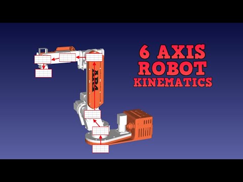 6 Axis Robot Forward & Inverse Kinematics Tutorial - Denavit Hartenberg Parameters With the AR4-MK2