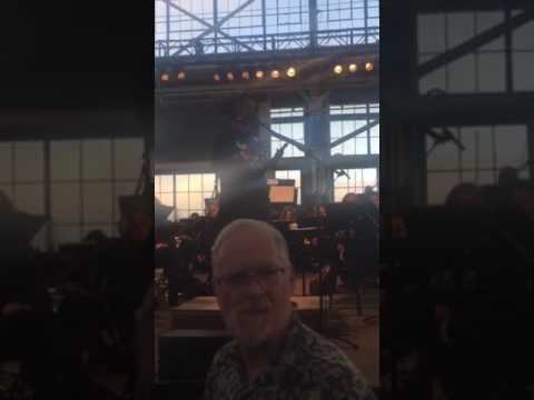 Jovanka Beckles welcomes the audience to the 9th Annual Independence Eve Celebration