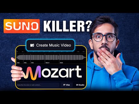 THIS Suno Rival Can Make Music VIDEOS! (Mozart AI)