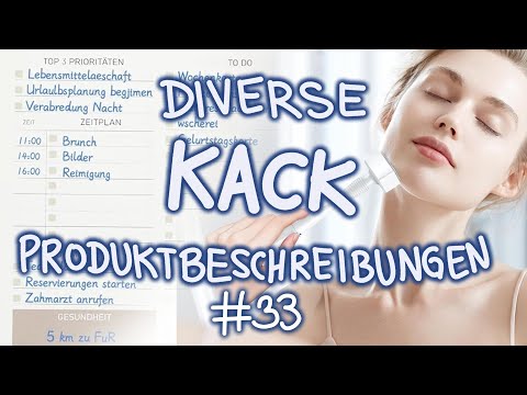 Diverse Kack Produktbeschreibungen #33