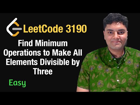 Find Minimum Operations to Make All Elements Divisible by Three - Leetcode 3190 - Python