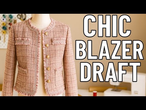 Princess Cut Blazer Tutorial | Easy Draft for Beginners