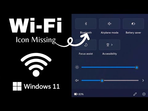 Fix Wi Fi Icon Not Showing Problem on Windows 11/10 | How To Fix Wifi Icon Missing (2025)