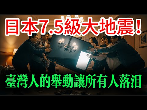 A magnitude 7.5 earthquake struck Japan! The astonishing actions of Taiwanese tourists shocked th...