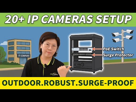 How to Build a 20+ Outdoor PoE Cameras System | Reliable IP Surveillance Setup Guide