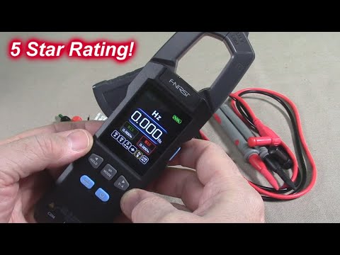 WOW! FNIRSI DMC-100 Digital Clamp Multimeter with 10,000 Counts -HAS IT ALL!