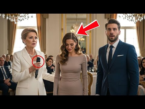 Er verspottete sie vor allen Gästen — doch dann griff ihre Milliardärs-Mutter zum Mikro