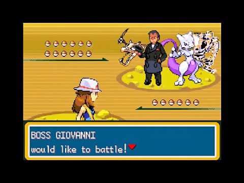 Pokemon Kanto Origins - Rocket Boss Giovanni/Proton @ Cerulean Cave, The Mewtwo Project (Hard Mode)