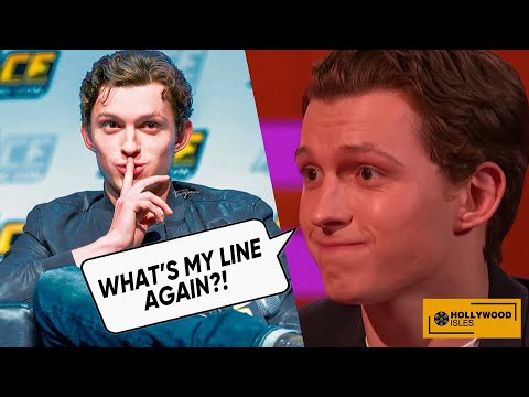Tom Holland Forgetting His Lines And Being Funny