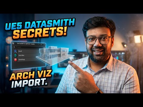 Unreal Engine 5 Datasmith Import & Lighting Tutorial | ArchViz Day 3 (UE5)
