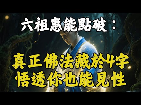 [紅塵煉心] 🔥六祖慧能一句話震驚五祖：真正的佛法只藏這四字，你也能當下見性。 #佛教故事