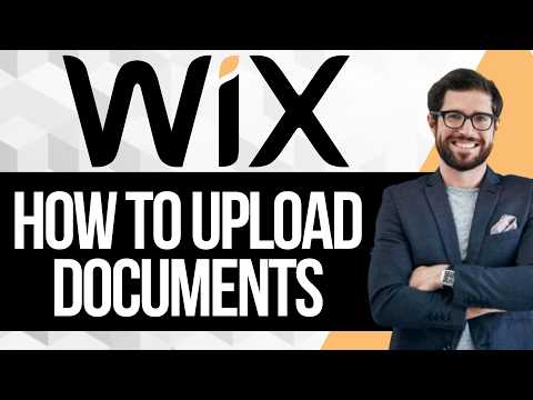 How To Upload Documents on Wix