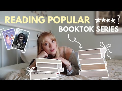 reading popular booktok series for a week 📖