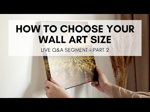 How to Choose the Best Wall Art Size for Your Home