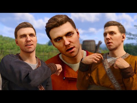 Henry's funny drunk excuses in Kingdom Come Deliverance 2