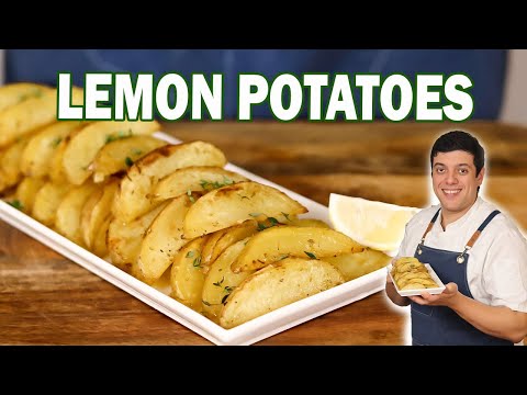 Roasted Lemon Potatoes Greek Style | Easy and Delicious Mediterranean Side Dish