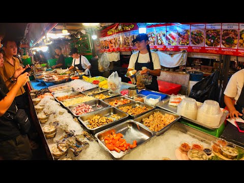 This Thai Night Market Has EVERYTHING  Phuket Street Food Walk