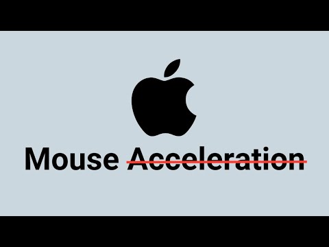Disable Mouse Acceleration on Mac