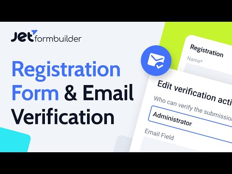 How to Create a User Registration Form With Email Verification in WordPress | JetFormBuilder
