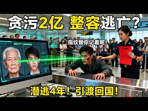 中国贪官整容换脸买加勒比护照入境美国！指纹一按警报狂响！华裔女警官当场拆穿：你逃了4年，指纹替你记着呢！