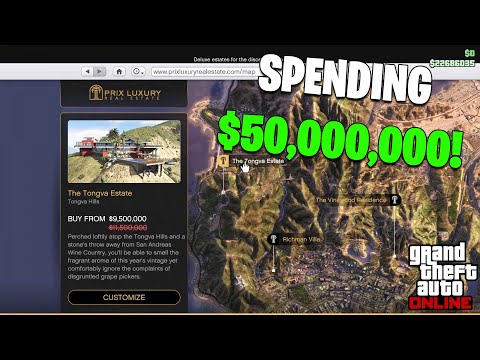 I Spent Over $50,000,000 on The Mansions DLC (Mansion Tour) | GTA Online