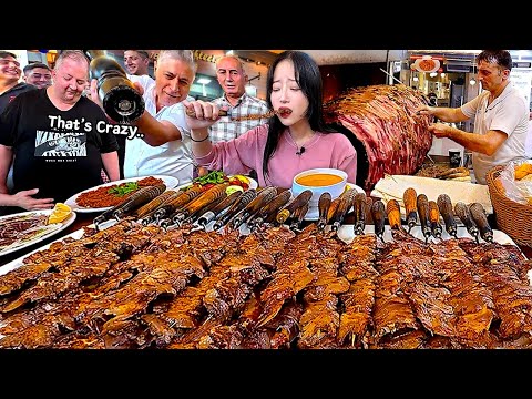 How Many Skewers Can I Eat in Istanbul?! Locals Said I'm Crazy for This Massive Kebab Feast!
