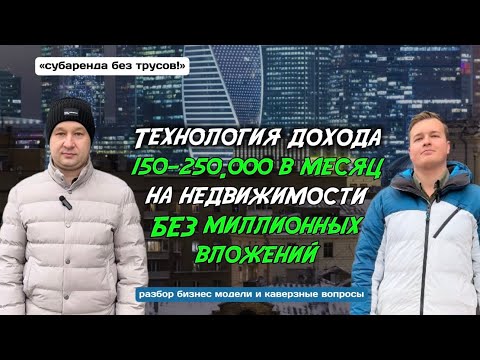 Доход на недвижимости БЕЗ миллионов вложений! 150-250к в месяц автономно на стрит ритейле! Субаренда