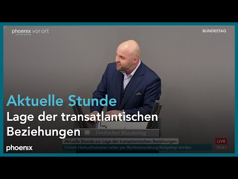 Aktuelle Stunde zur Lage der transatlantischen Beziehungen am 04.06.25