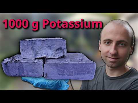 How I Mass Produced Potassium Metal In The Backyard