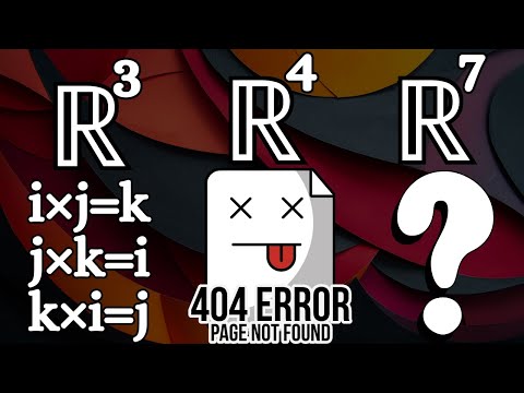 why there is no four dimensional cross product.
