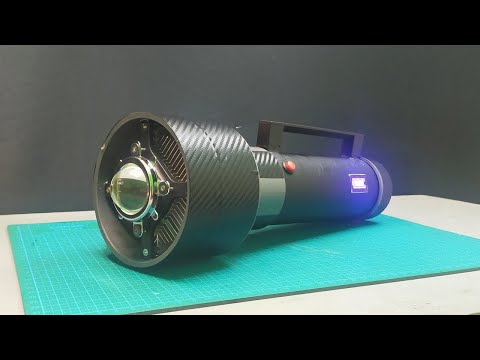 Make 100 Watt Super Bright Flashlight
