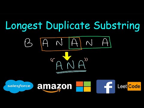 Longest Duplicate Substring | TRIE | Rolling Hash | Binary Search | Leetcode #1044