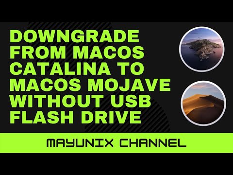 How to Downgrade from macOS Catalina to macOS Mojave without usb flash drive